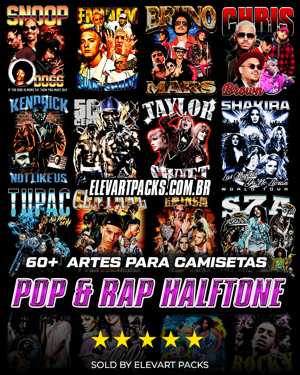 60+ Halftone Basketball Designs PNG Bundle | Bold Sports Graphics for Black Shirts, DTF, Screen Printing & Sublimation