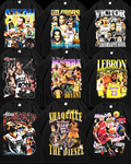 60+ Halftone Basketball Designs PNG Bundle | Bold Sports Graphics for Black Shirts, DTF, Screen Printing & Sublimation